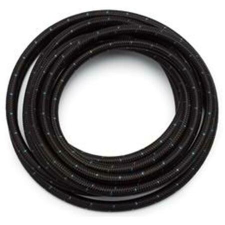 RUSSEL PERFORMANCE 20 ft. 10 AN Pro-Classic Braided Nylon Hose, Black with Blue Tracer 632193